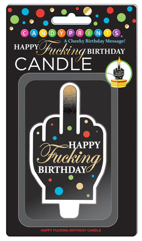 Happy Fucking Birthday Candle Happy Fucking Birthday Candle