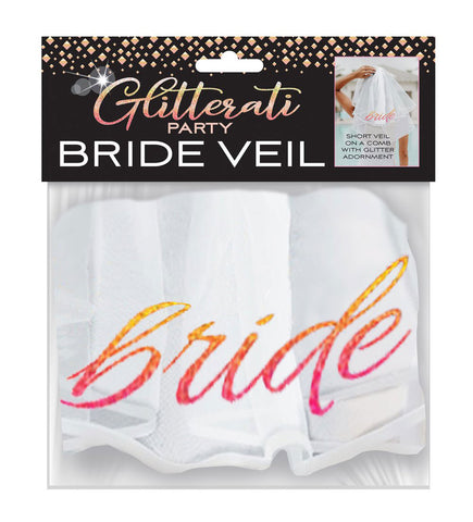 Glitterati Bride Veil - White Glitterati Bride Veil - White