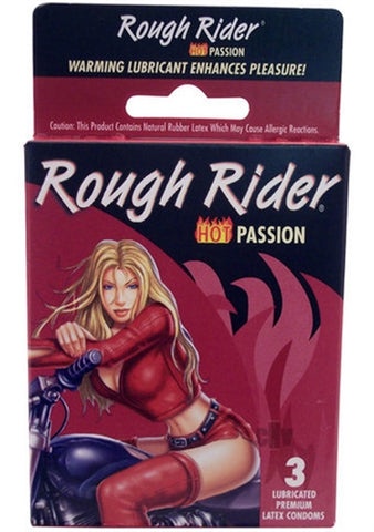 Hot Rider - 3 Pack - Lubricated Latex Condoms Hot Rider - 3 Pack - Lubricated Latex Condoms
