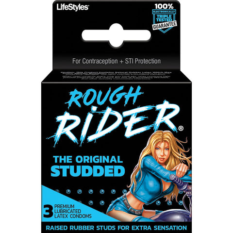 Rough Rider - Original Studded - 3 Pack Rough Rider - Original Studded - 3 Pack