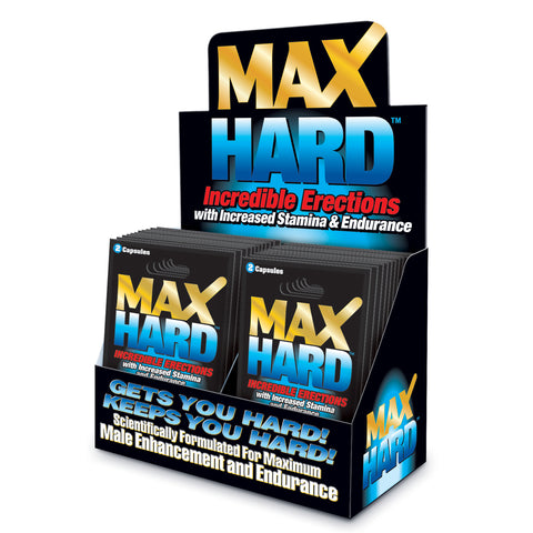 Max Hard XXX - 24 Packet Display Max Hard XXX - 24 Packet Display