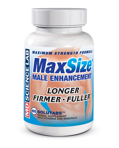 Max Size - 60 Count Bottle Max Size - 60 Count Bottle