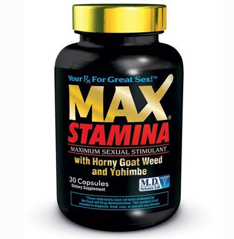 Max Stamina - 30 Count Bottle Max Stamina - 30 Count Bottle