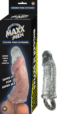 Maxx Men Grande Penis Sleeve - Clear Maxx Men Grande Penis Sleeve - Clear