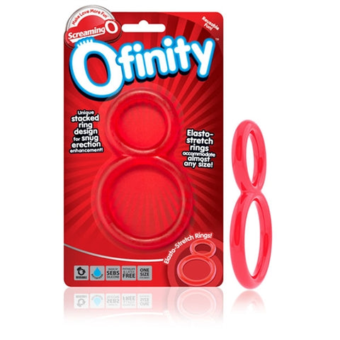 Ofinity Double Ring - Red Ofinity Double Ring - Red