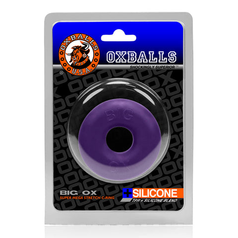 Oxballs Big Ox Cockring - Eggplant Ice Oxballs Big Ox Cockring - Eggplant Ice
