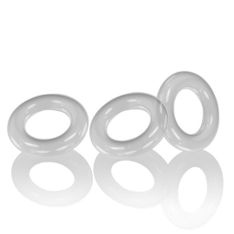 Willy Rings 3-Pack Cockrings - Clear Willy Rings 3-Pack Cockrings - Clear