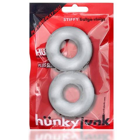 Stiffy 2-Pack Bulge-Rings - Clear Ice Stiffy 2-Pack Bulge-Rings - Clear Ice