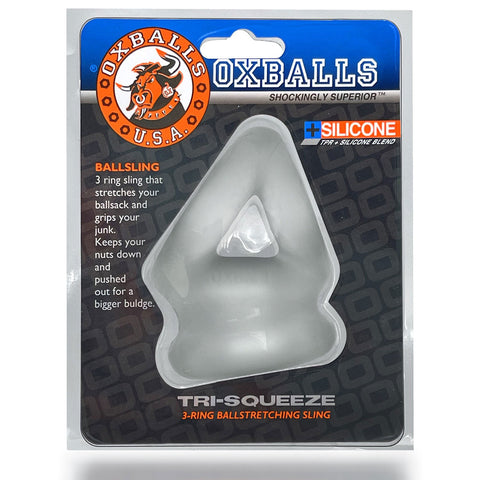 Tri-Squeeze Cocksling - Clear Tri-Squeeze Cocksling - Clear