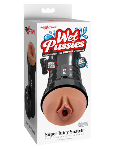 Wet Pussies - Super Juicy Snatch Self-Lubricating  Stroker - Brown Wet Pussies - Super Juicy Snatch Self-Lubricating  Stroker - Brown