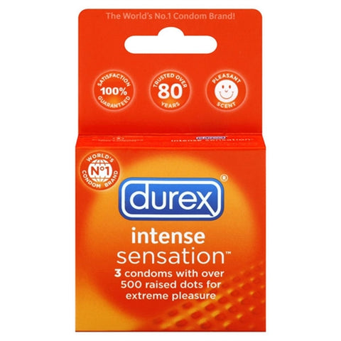 Durex Intense Sensation - 3 Pack Durex Intense Sensation - 3 Pack