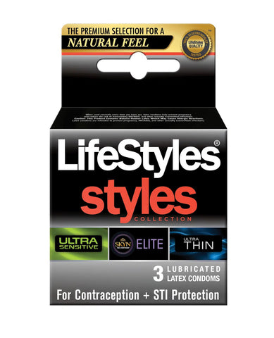 Lifestyles - Styles Sensitive 3 Pk Lifestyles - Styles Sensitive 3 Pk