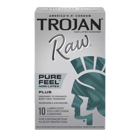 Trojan Raw Non-Latex 10 Pack Trojan Raw Non-Latex 10 Pack