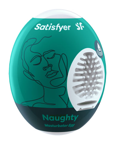 Satisfyer Masturbator Egg - Naughty - Dark Green Satisfyer Masturbator Egg - Naughty - Dark Green
