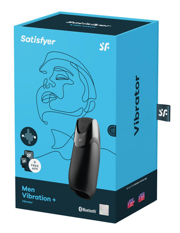 Men Vibration Plus Vibrator - Black Men Vibration Plus Vibrator - Black