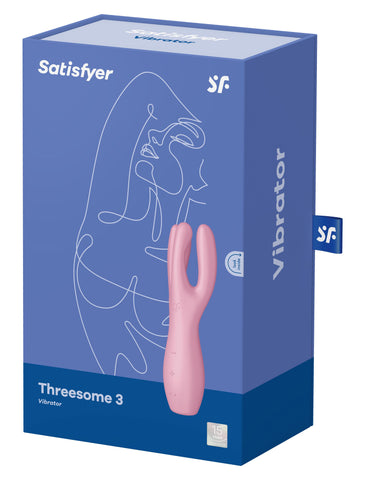 Threesome 3 Vibrator - Pink Threesome 3 Vibrator - Pink