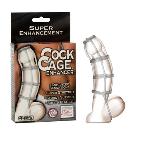 Cock Cage Enhancer - Clear Cock Cage Enhancer - Clear