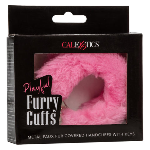 Playful Furry Cuffs - Pink Playful Furry Cuffs - Pink