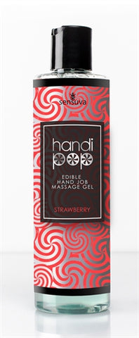 Handi Pop Handjob Massage Gel - Strawberry - 4.2 Oz. Handi Pop Handjob Massage Gel - Strawberry - 4.2 Oz.