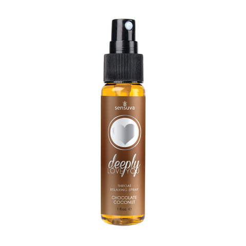 Deeply Love You Throat Relaxing Spray - Chocolate  Coconut - 1 Fl. Oz. Deeply Love You Throat Relaxing Spray - Chocolate  Coconut - 1 Fl. Oz.