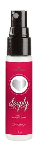Deeply Love You Throat Relaxing Spray - Cinnamon  Roll - 1 Fl. Oz. Deeply Love You Throat Relaxing Spray - Cinnamon  Roll - 1 Fl. Oz.
