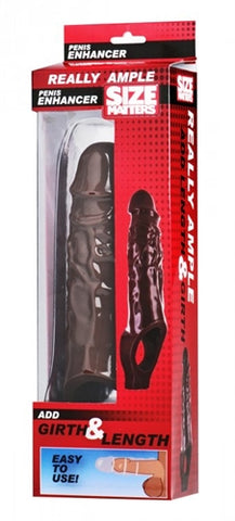 Really Ample Penis Enhancer Sheath - Brown Really Ample Penis Enhancer Sheath - Brown