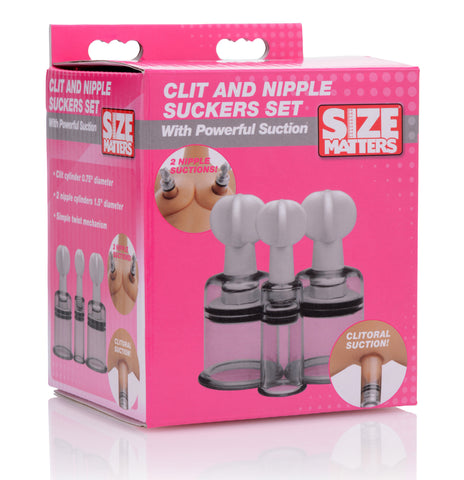 Clit and Nipple Suckers Set Clit and Nipple Suckers Set