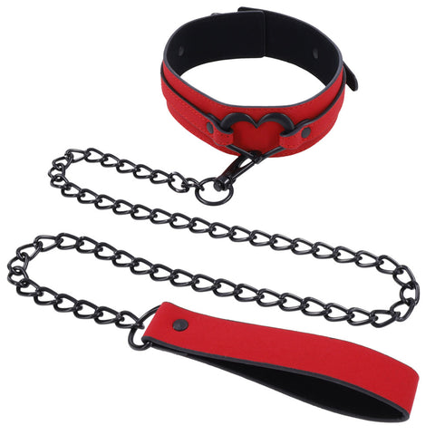 Amor Collar and Leash - Red Amor Collar and Leash - Red