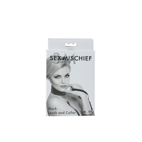 Sex and Mischief Leash and Collar - Black Sex and Mischief Leash and Collar - Black