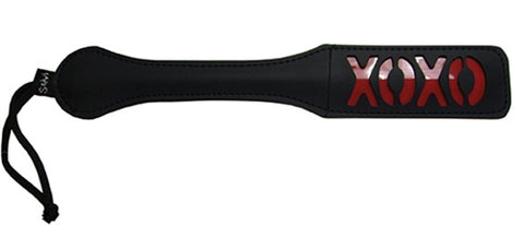 Sex and Mischief Xoxo Paddle - Black Sex and Mischief Xoxo Paddle - Black