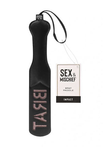 Brat Paddle - Black / Rose Gold Brat Paddle - Black / Rose Gold