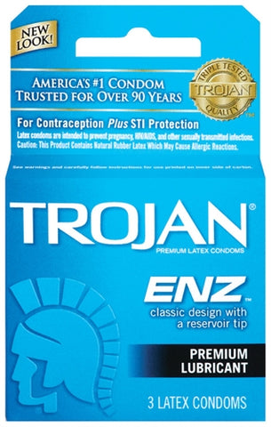 Trojan Enz Lubricated - 3 Pack Trojan Enz Lubricated - 3 Pack