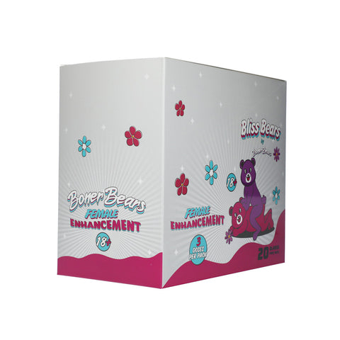 Boner Bear Gummy Female Display of 20 Boner Bear Gummy Female Display of 20