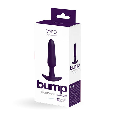 Bump Rechargeable Anal Vibe - Purple Bump Rechargeable Anal Vibe - Purple