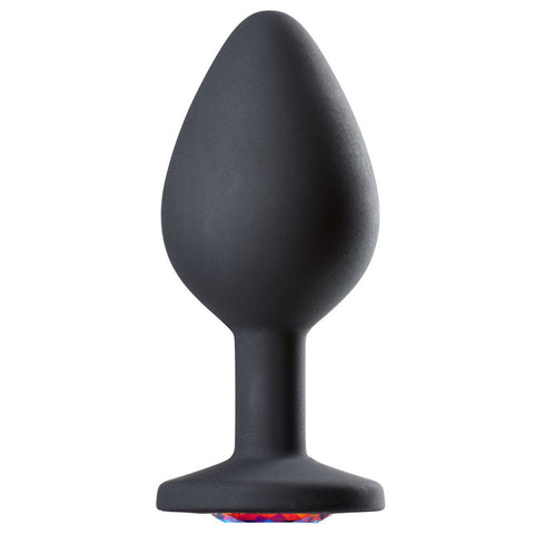 Cloud 9 Novelties Gems Jeweled Silicone Anal Plug  - Medium Cloud 9 Novelties Gems Jeweled Silicone Anal Plug  - Medium