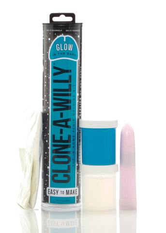 Clone-a-Willy Glow-in-the-Dark Kit - Blue