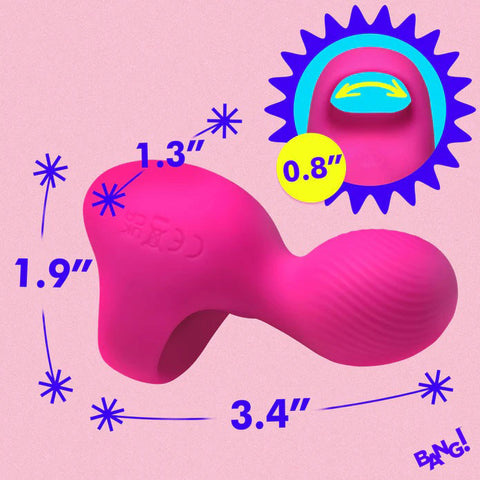 Silicone Finger Vibe - Pink