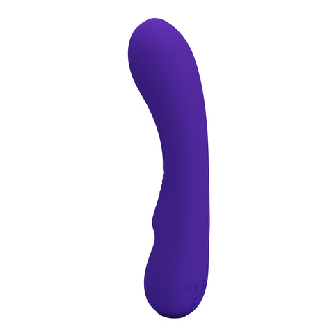 Matt Super Soft Silicone Vibrator - Purple