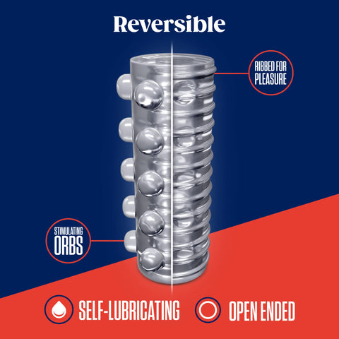 Rize - Swich - Glow in the Dark Self -Lubricating  Stroker  - Clear