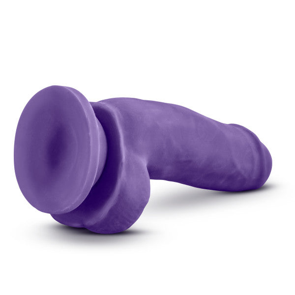 Au Natural - Bold - Beefy - 7 Inch Dildo - Purple