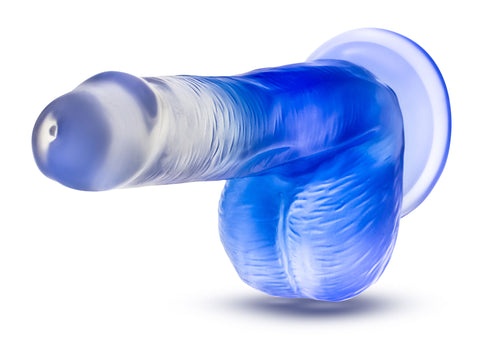 B Yours - Stella Blue - 6 Inch Dildo - Blue