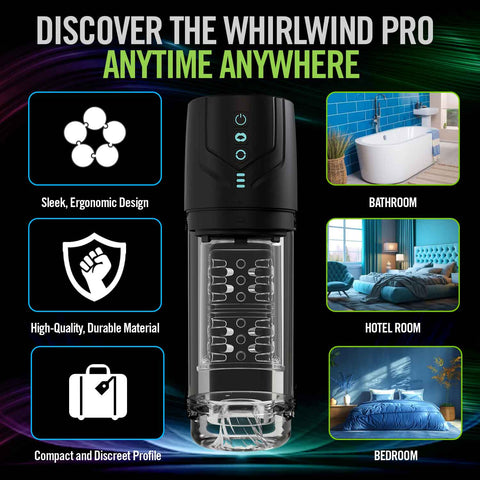 M for Men - Whirlwind Pro - Black