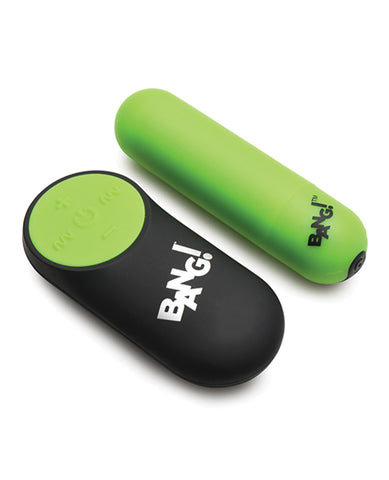 Glow in the Dark Bullet With Remote - Green