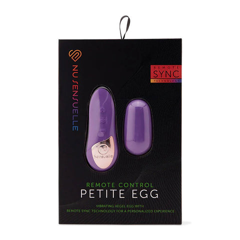 Nu Sensuelle Remote Control Petite Egg - Purple