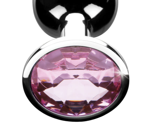 Pink Gem Anal Plug - Large