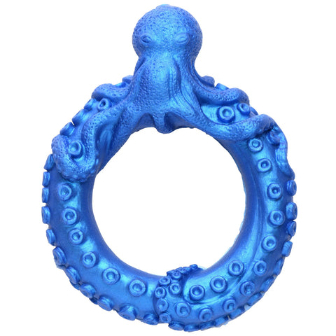 Poseidon's Octo-Ring Silicone Cock Ring - Blue