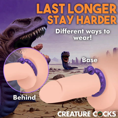 Slitherine Silicone Cock Ring - Purple