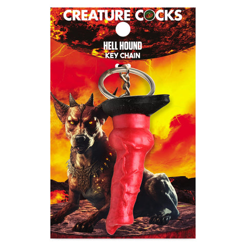 Hell Hound Keychain - Red