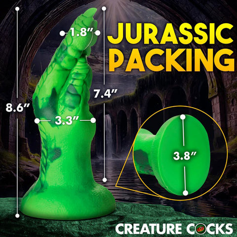 Raptor Claw Fisting Silicone Dildo - Green