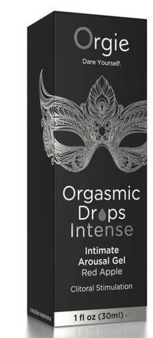 Orgasmic Drops 1oz Intimate Arousal Gel Red Apple